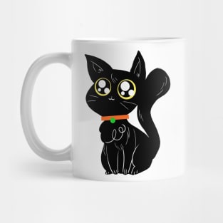 Cute Halloween Black Cat Mug